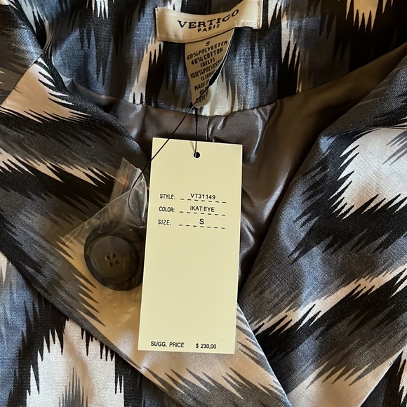 NWT Vertigo Paris Double Breasted Jacket - Picture 7 of 8